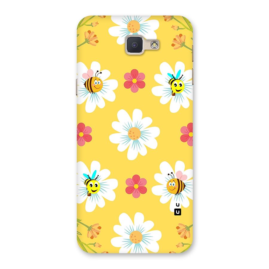 Happy Flowers Back Case for Galaxy J5 Prime