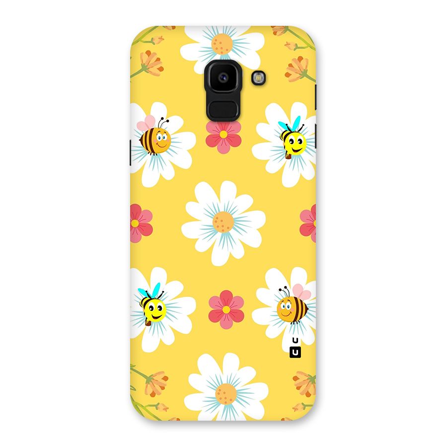 Happy Flowers Back Case for Galaxy J6