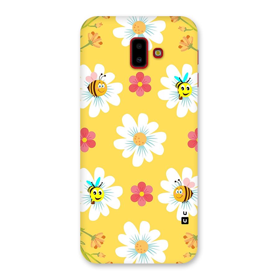 Happy Flowers Back Case for Galaxy J6 Plus