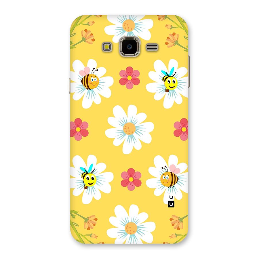 Happy Flowers Back Case for Galaxy J7 Nxt