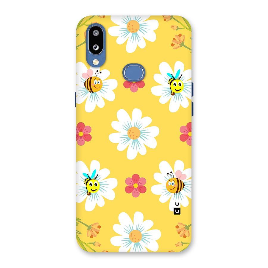 Happy Flowers Back Case for Galaxy M01s