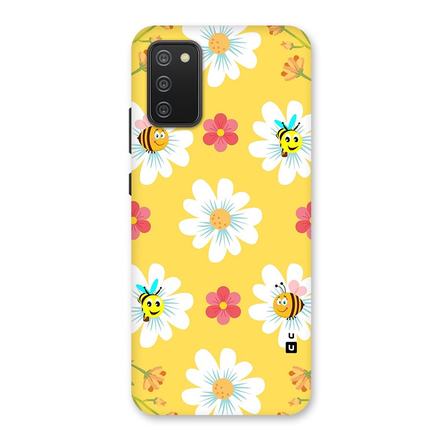 Happy Flowers Back Case for Galaxy M02s