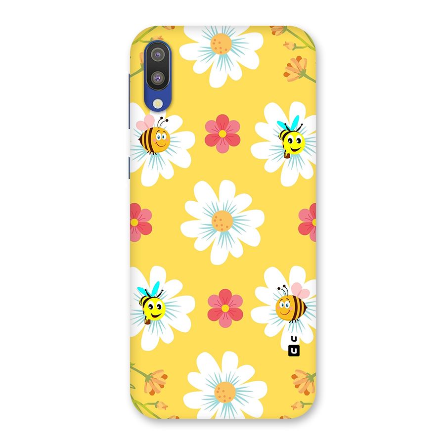 Happy Flowers Back Case for Galaxy M10