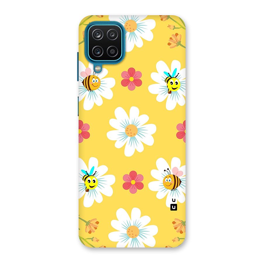 Happy Flowers Back Case for Galaxy M12