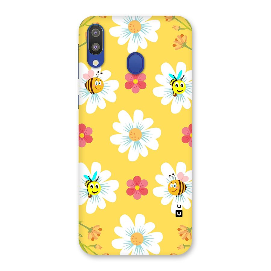 Happy Flowers Back Case for Galaxy M20