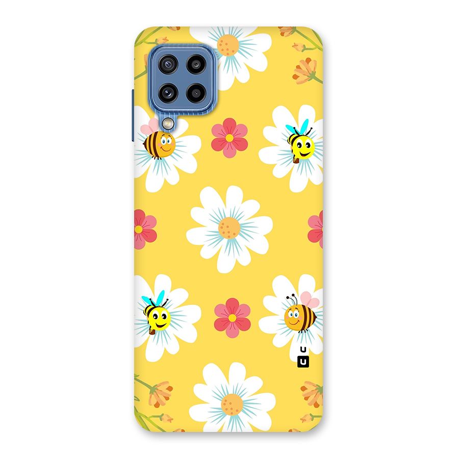 Happy Flowers Back Case for Galaxy M32