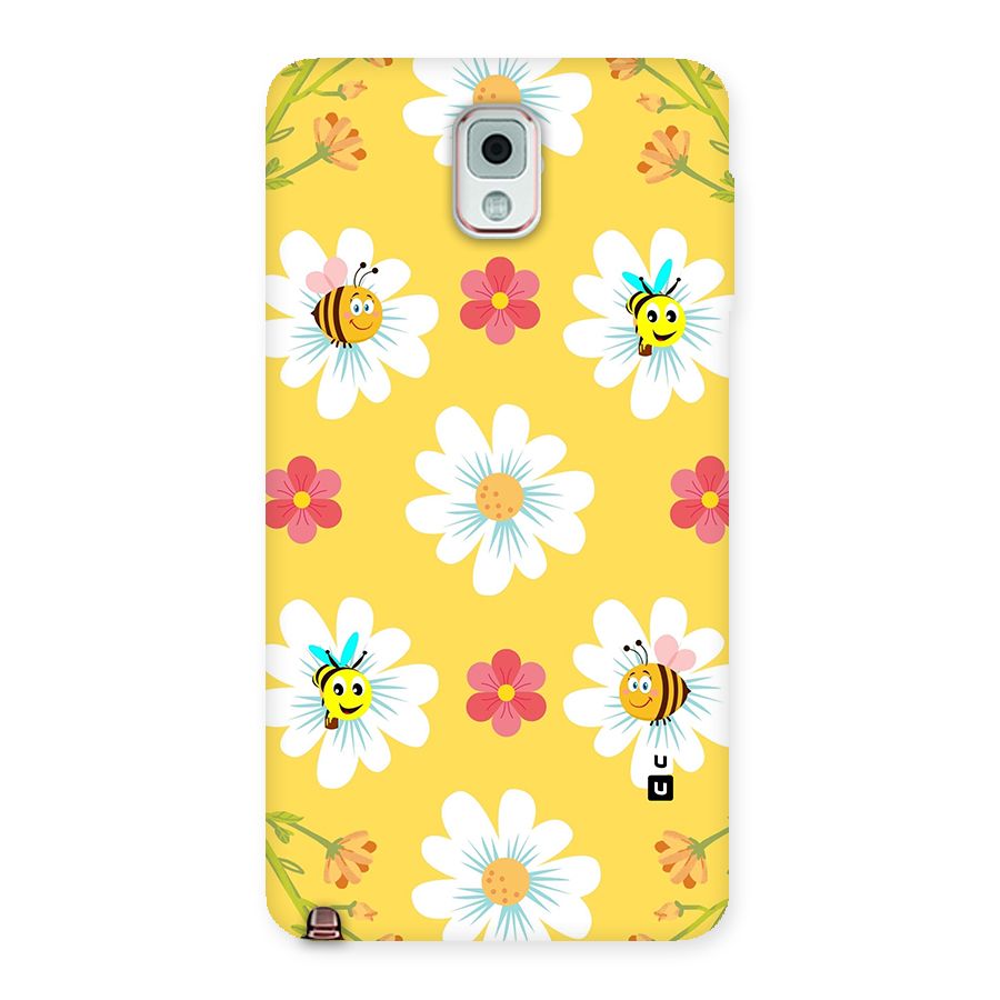 Happy Flowers Back Case for Galaxy Note 3