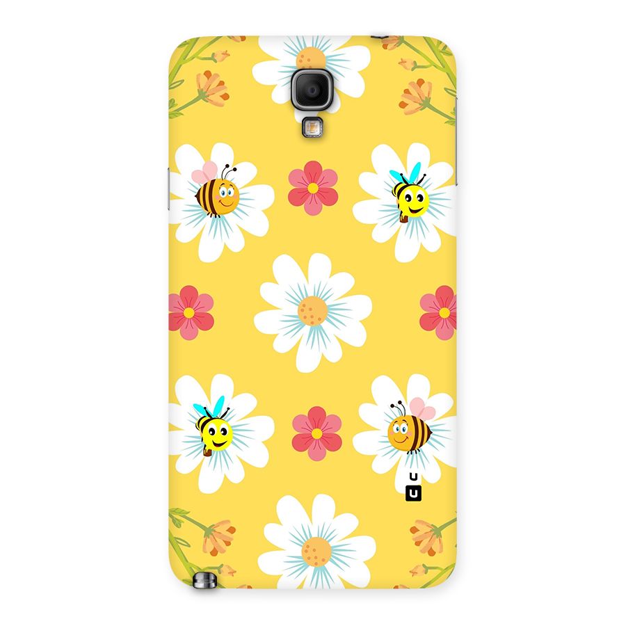 Happy Flowers Back Case for Galaxy Note 3 Neo