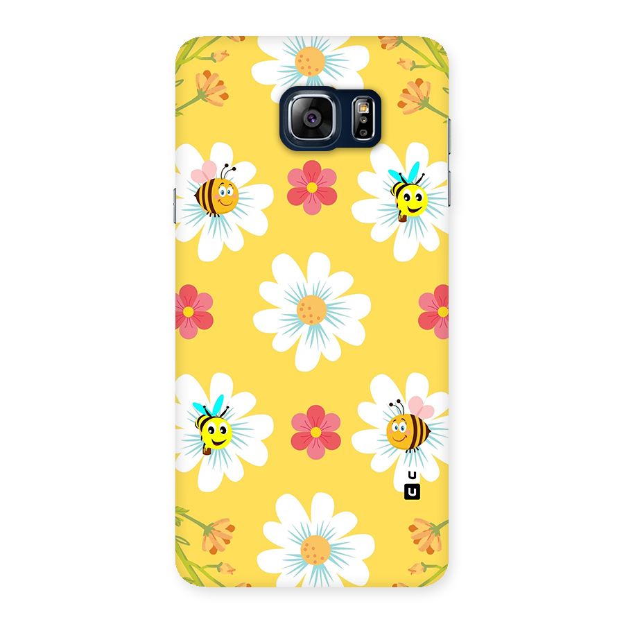 Happy Flowers Back Case for Galaxy Note 5