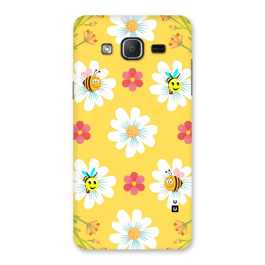 Happy Flowers Back Case for Galaxy On7 2015