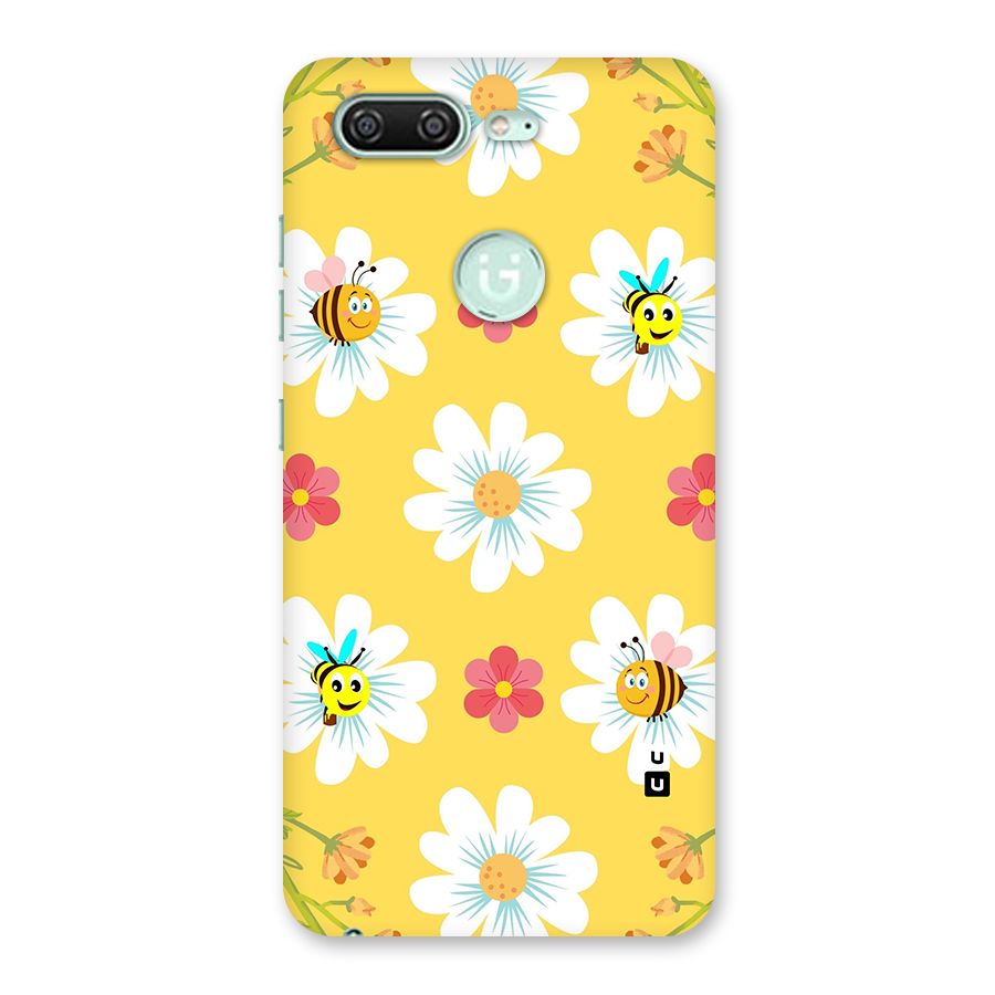Happy Flowers Back Case for Gionee S10