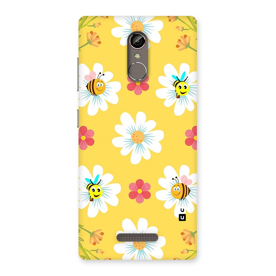 Happy Flowers Back Case for Gionee S6s