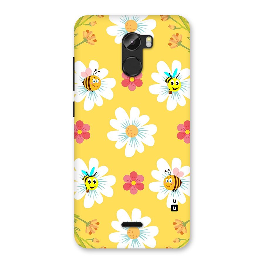 Happy Flowers Back Case for Gionee X1