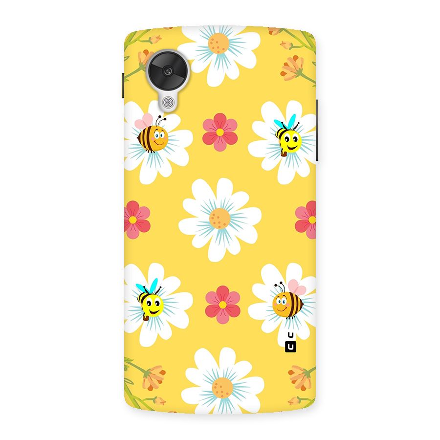 Happy Flowers Back Case for Google Nexsus 5