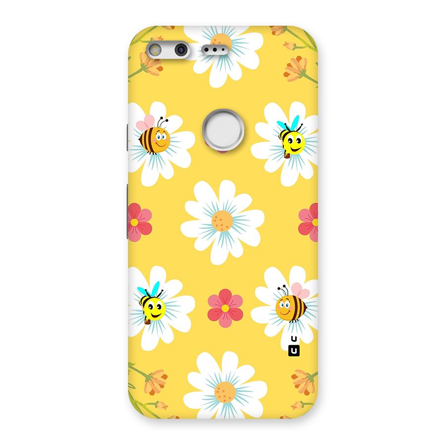 Happy Flowers Back Case for Google Pixel