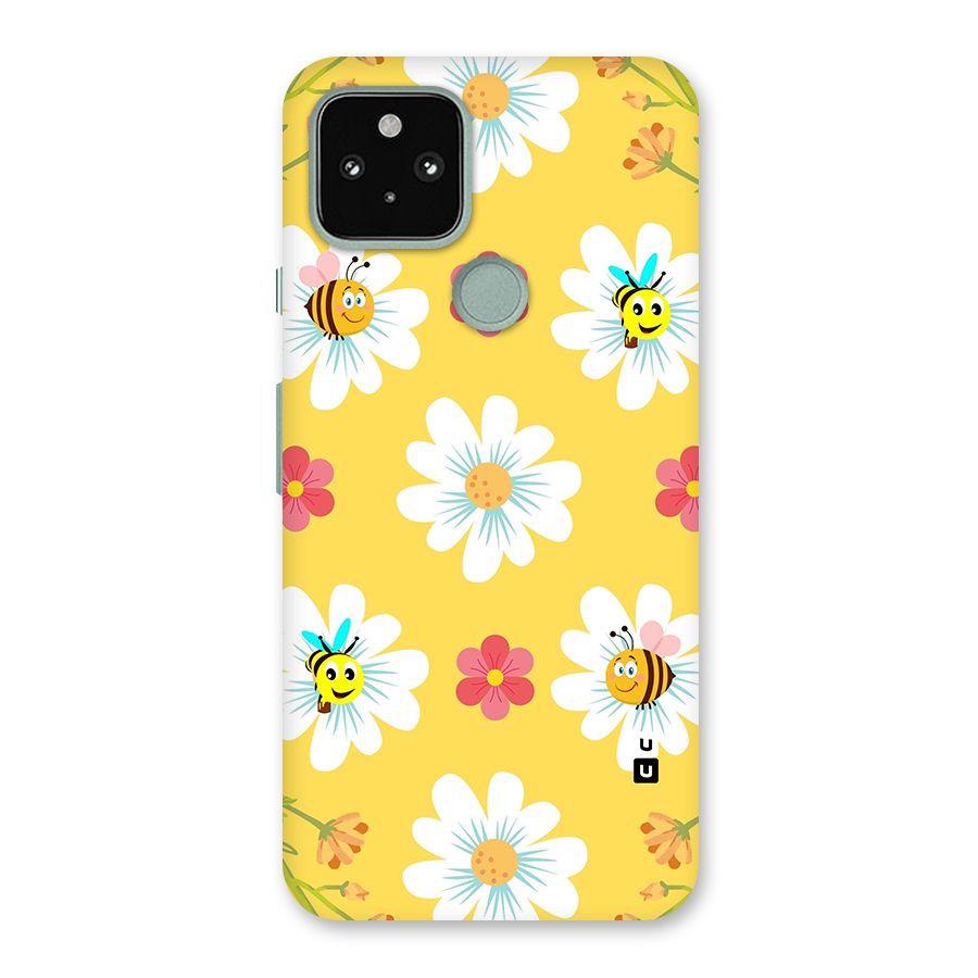 Happy Flowers Back Case for Google Pixel 5