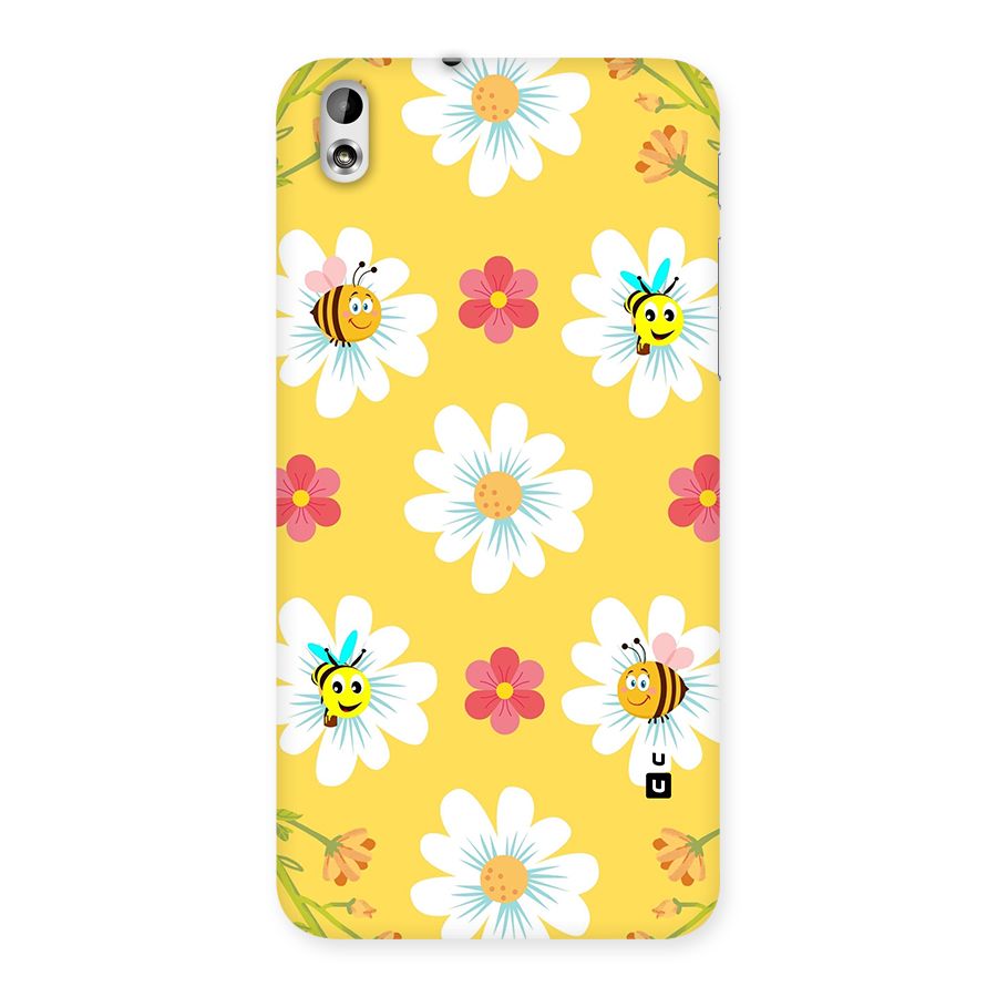 Happy Flowers Back Case for HTC Desire 816g