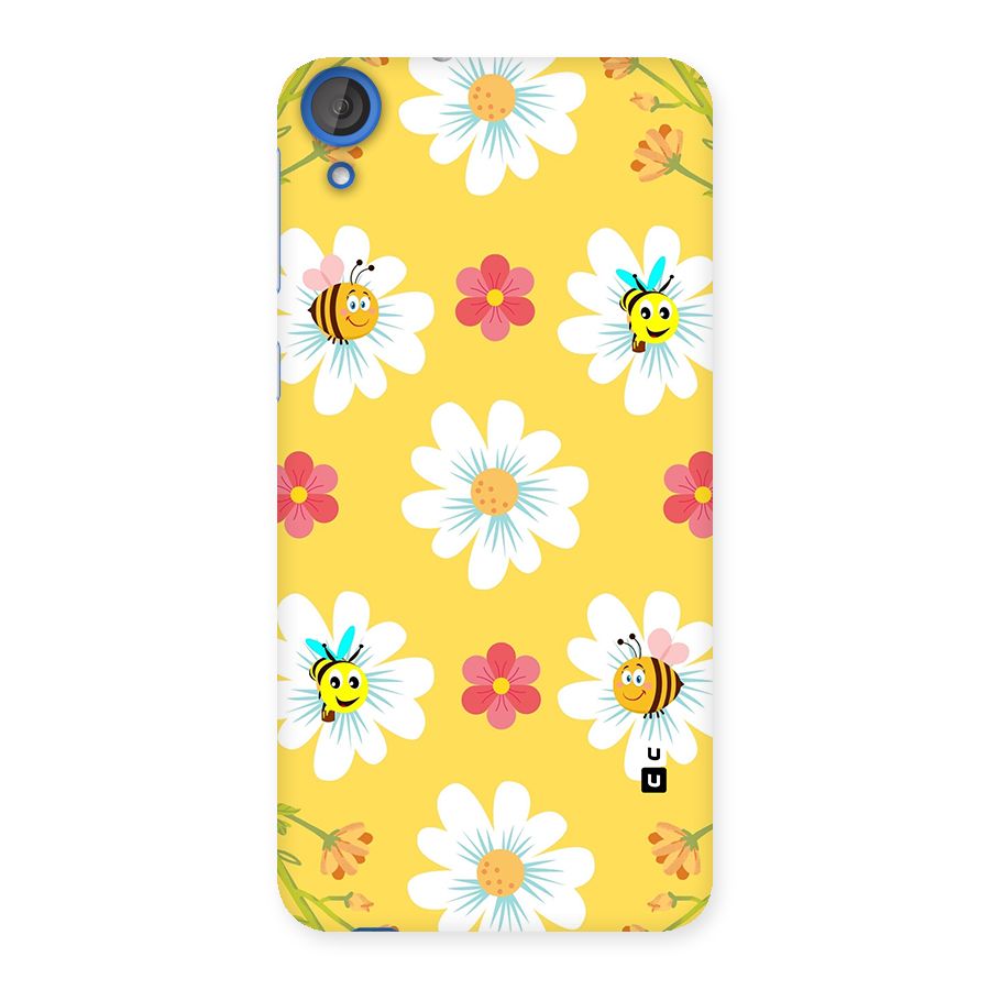 Happy Flowers Back Case for HTC Desire 820