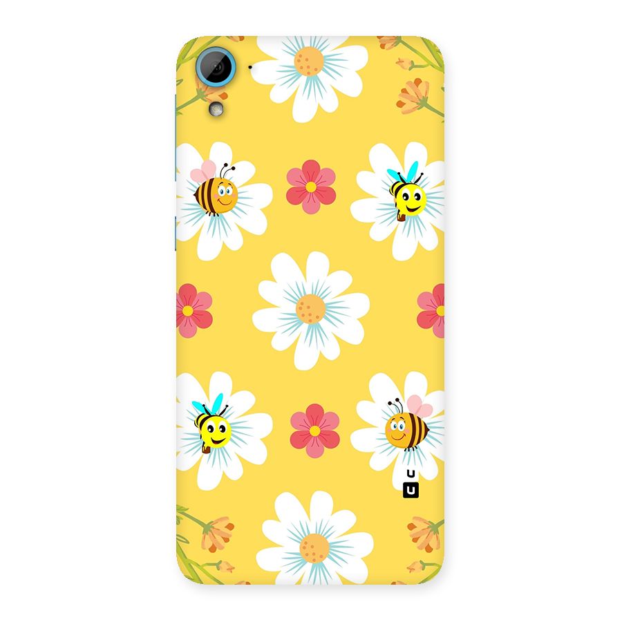 Happy Flowers Back Case for HTC Desire 826