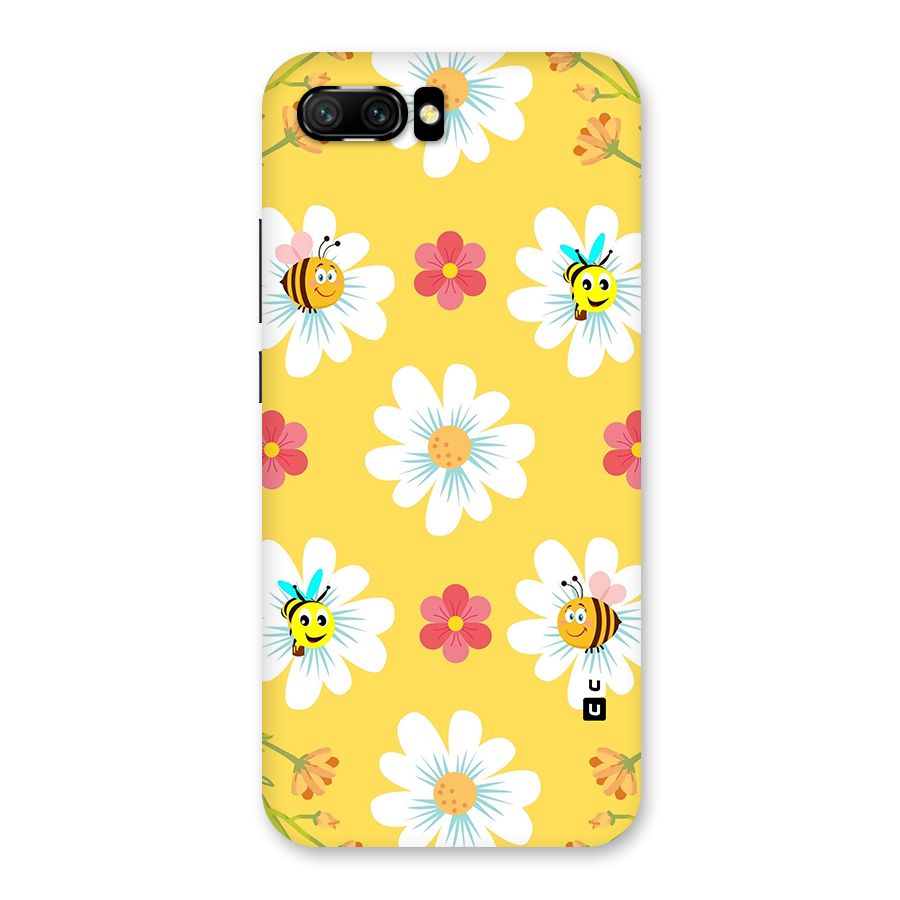 Happy Flowers Back Case for Honor 10