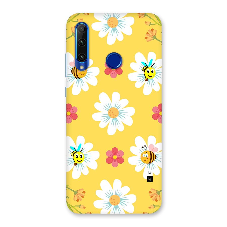 Happy Flowers Back Case for Honor 20i