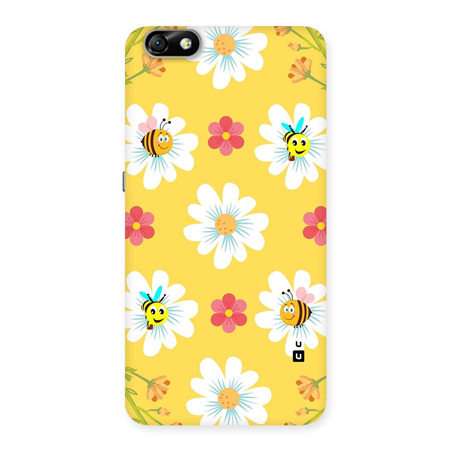 Happy Flowers Back Case for Honor 4X