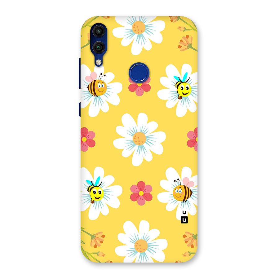 Happy Flowers Back Case for Honor 8C