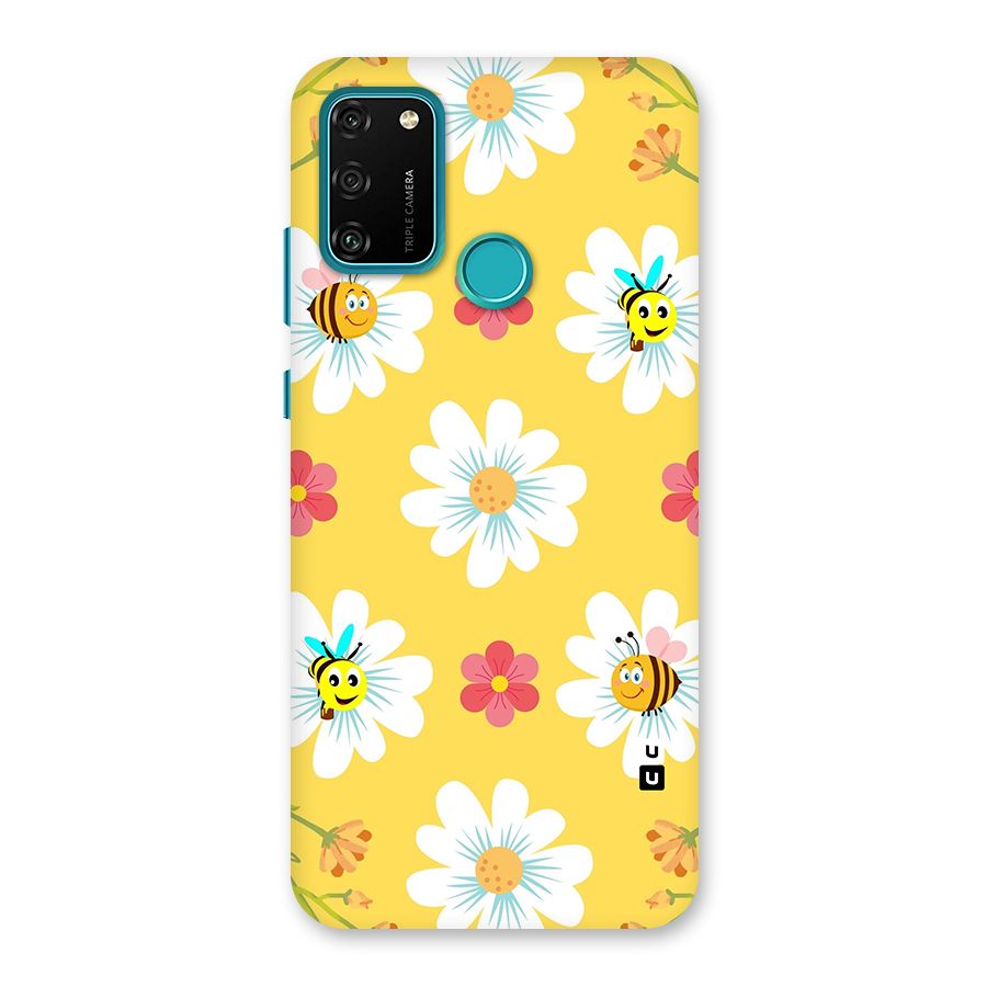 Happy Flowers Back Case for Honor 9A