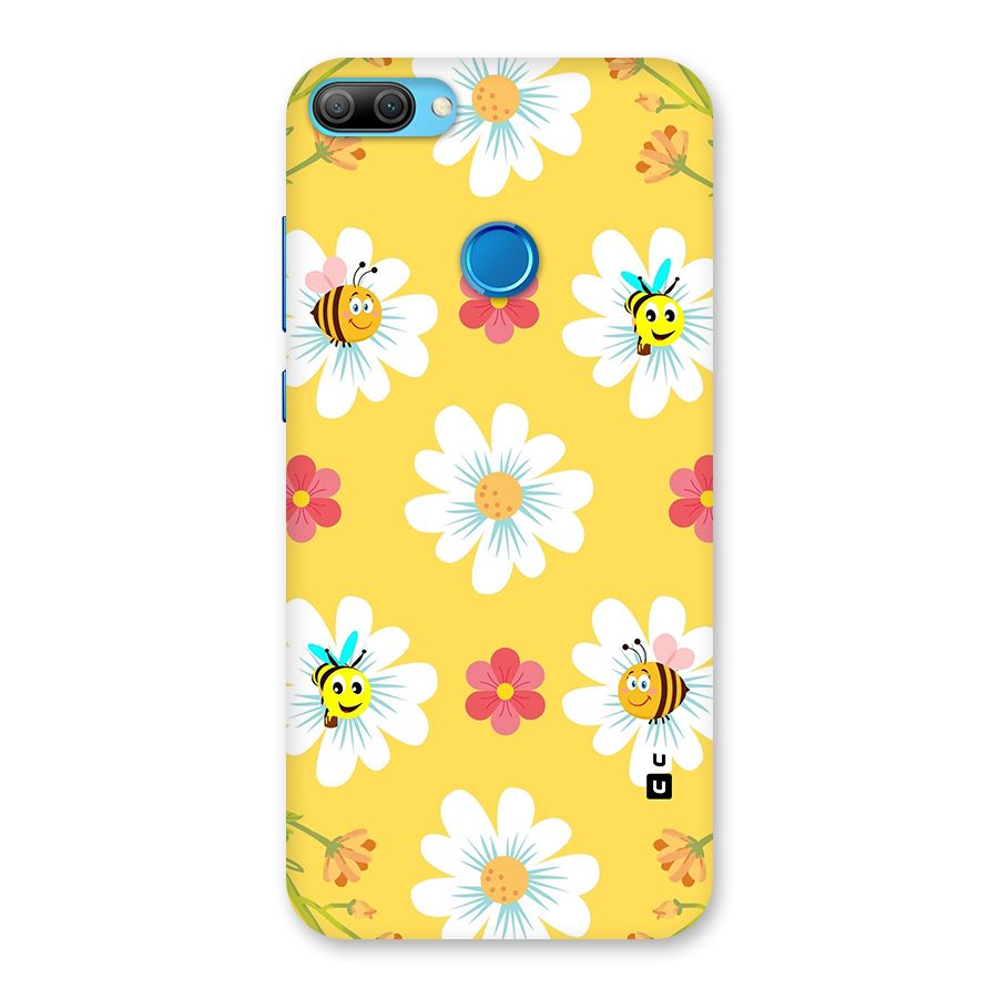 Happy Flowers Back Case for Honor 9N