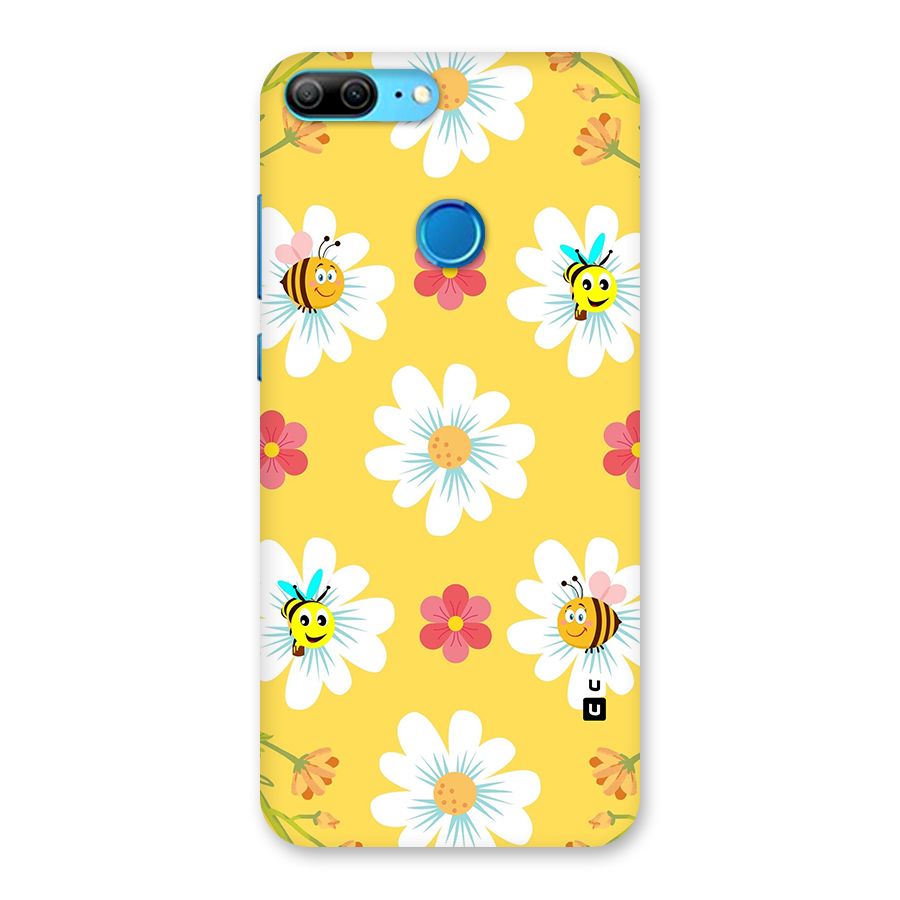 Happy Flowers Back Case for Honor 9 Lite