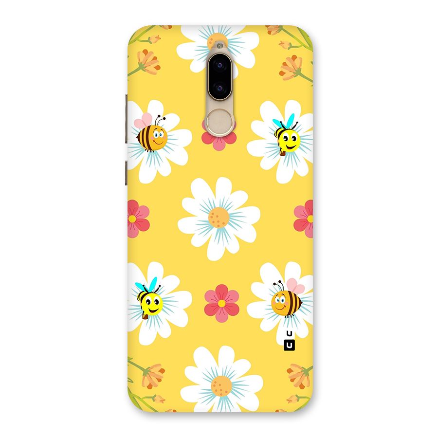 Happy Flowers Back Case for Honor 9i