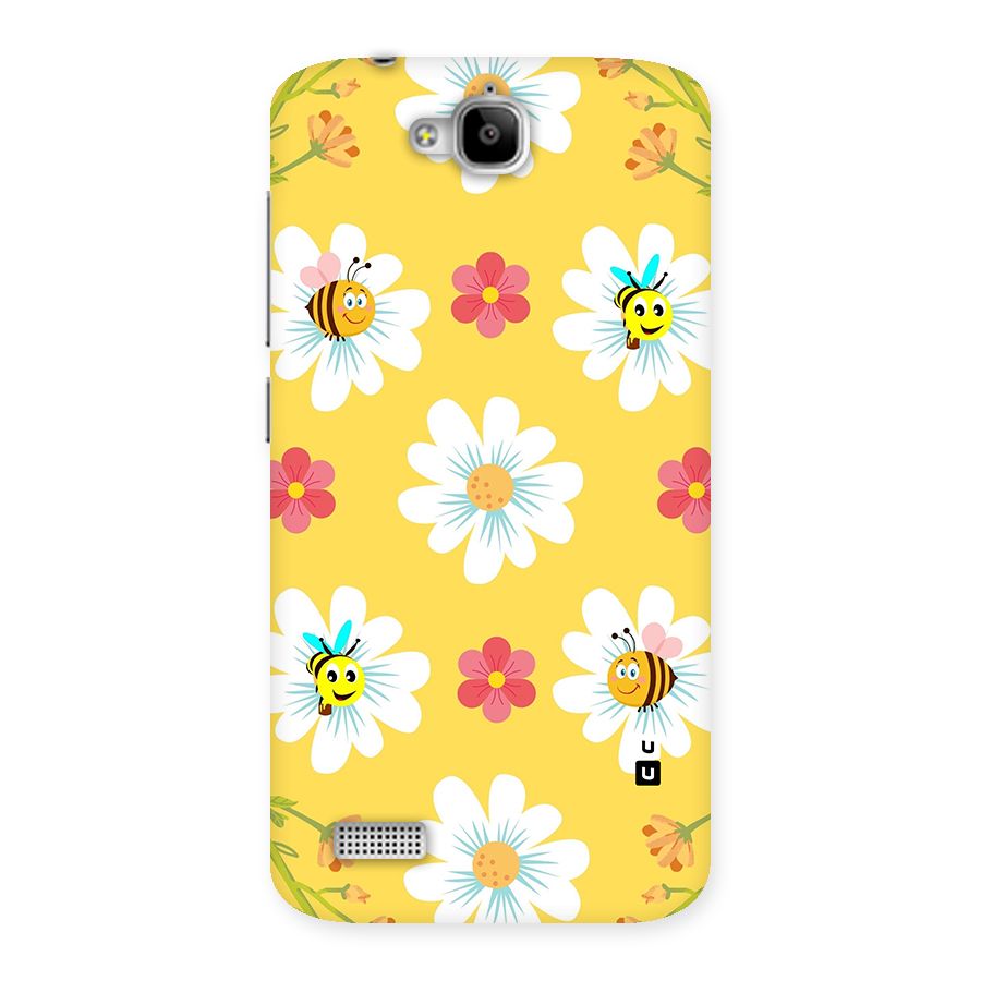 Happy Flowers Back Case for Honor Holly