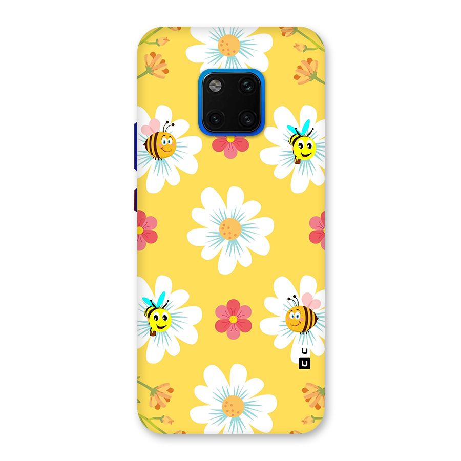 Happy Flowers Back Case for Huawei Mate 20 Pro