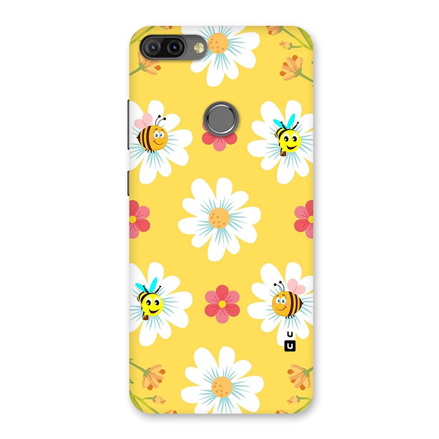 Happy Flowers Back Case for Infinix Hot 6 Pro