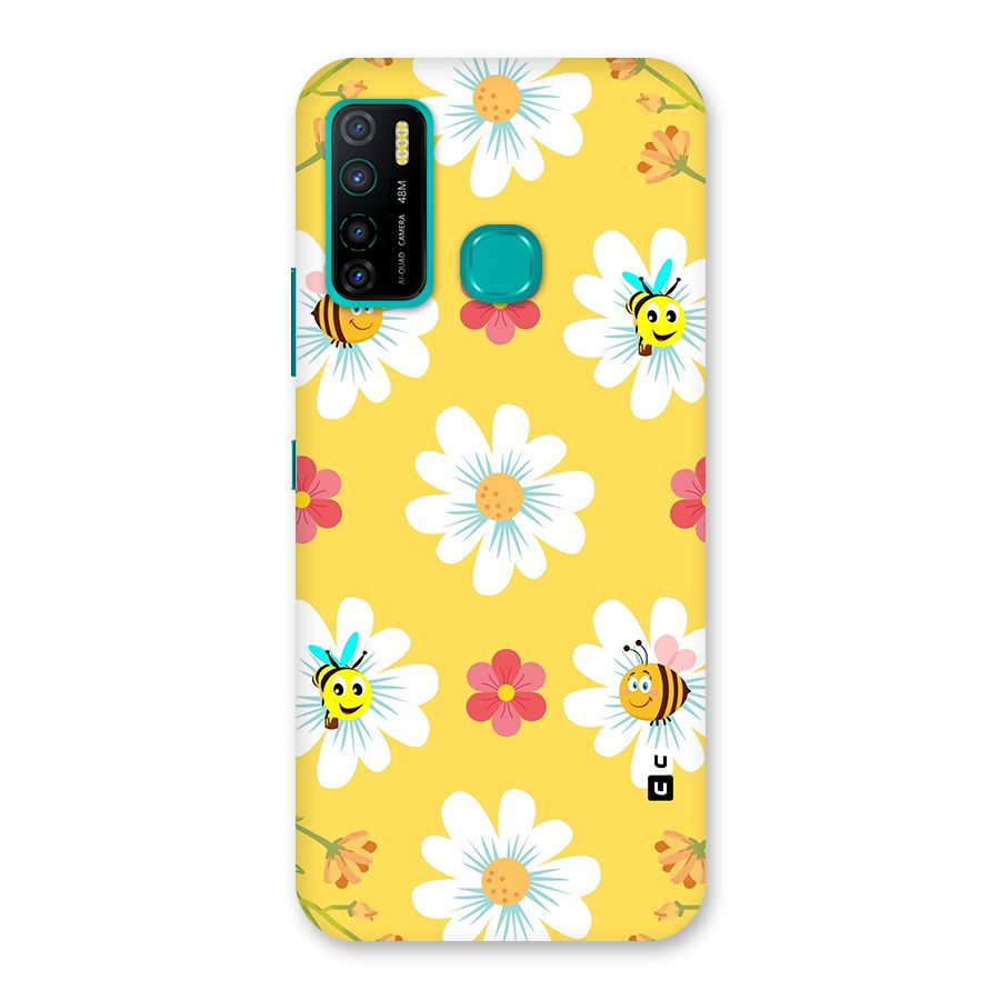 Happy Flowers Back Case for Infinix Hot 9 Pro