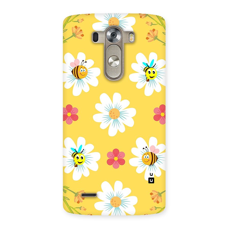 Happy Flowers Back Case for LG G3