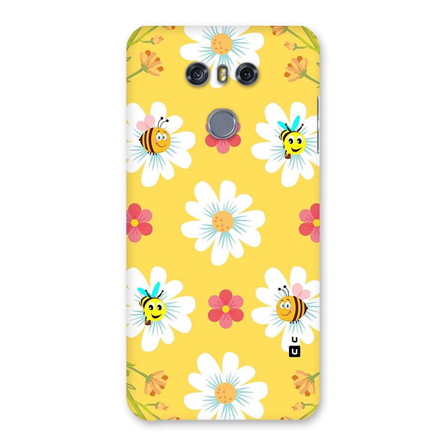 Happy Flowers Back Case for LG G6