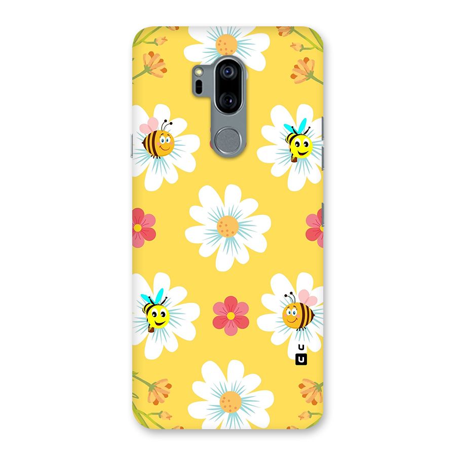 Happy Flowers Back Case for LG G7