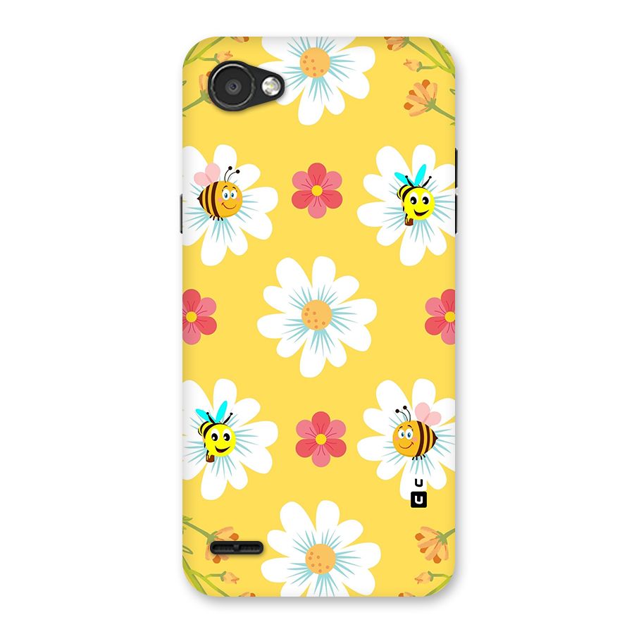 Happy Flowers Back Case for LG Q6