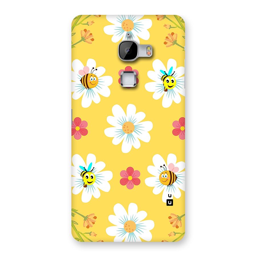 Happy Flowers Back Case for LeTv Le Max