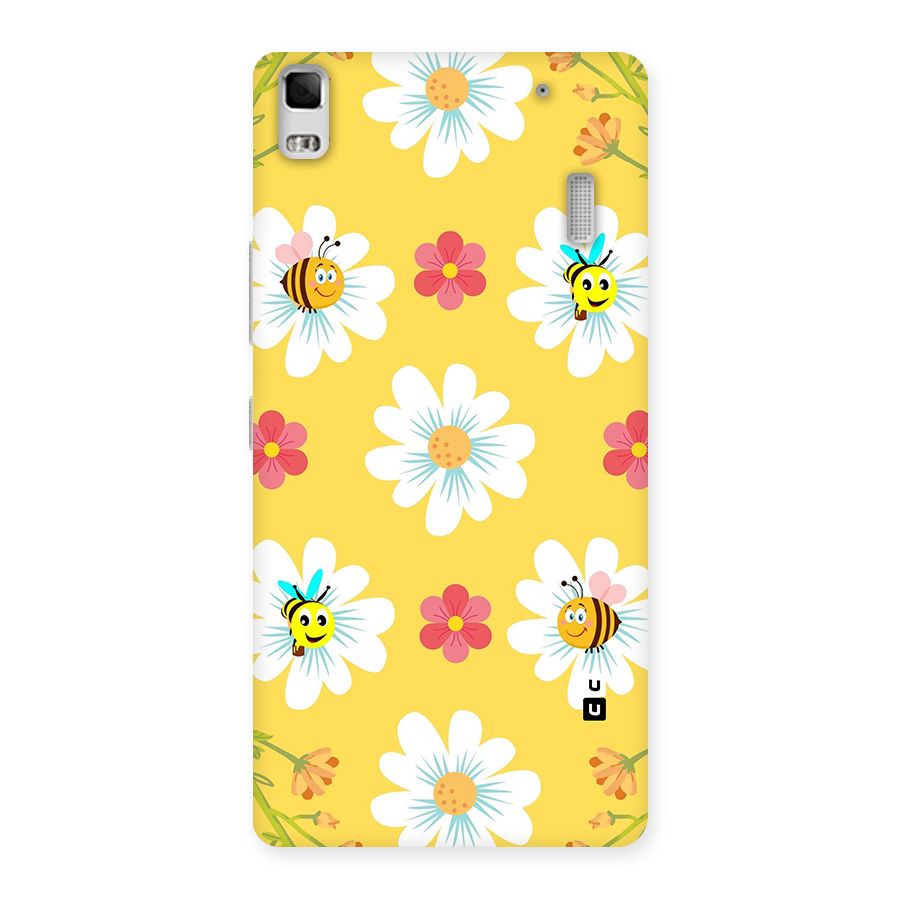 Happy Flowers Back Case for Lenovo A7000
