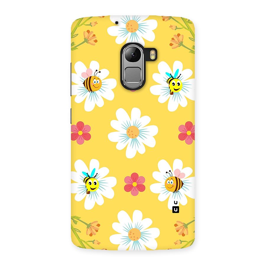 Happy Flowers Back Case for Lenovo K4 Note