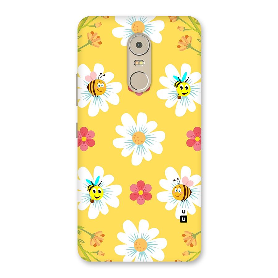 Happy Flowers Back Case for Lenovo K6 Note
