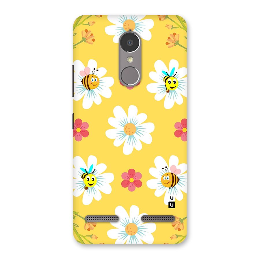 Happy Flowers Back Case for Lenovo K6 Power