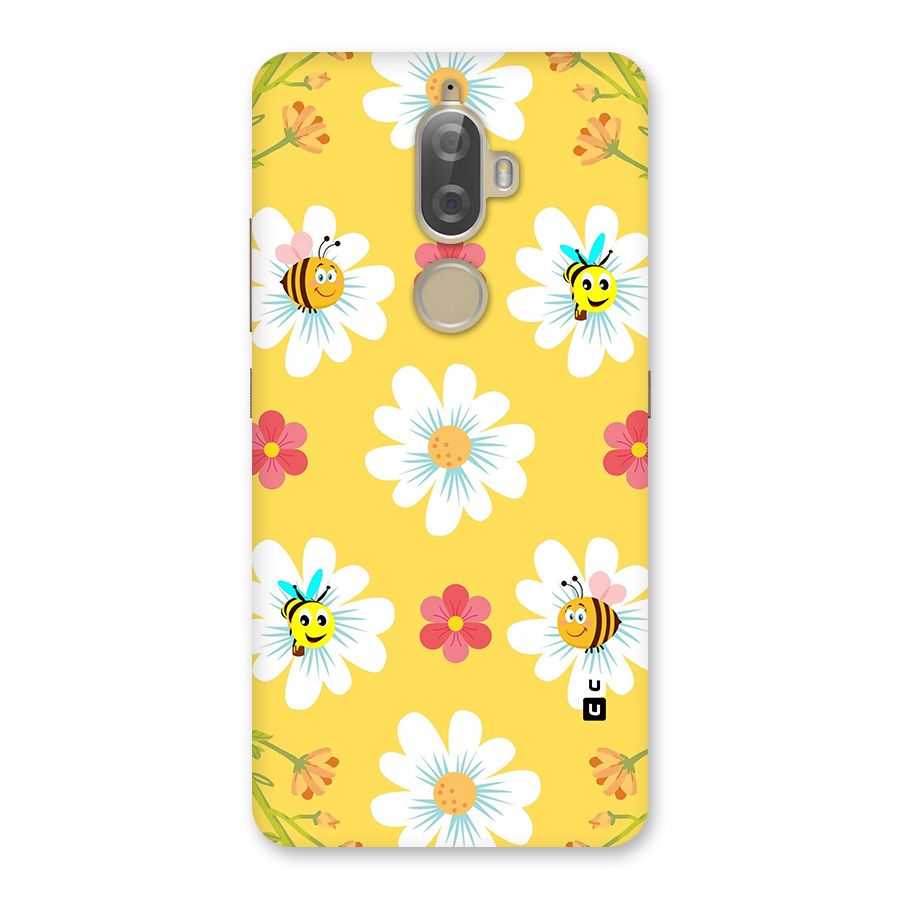 Happy Flowers Back Case for Lenovo K8 Plus
