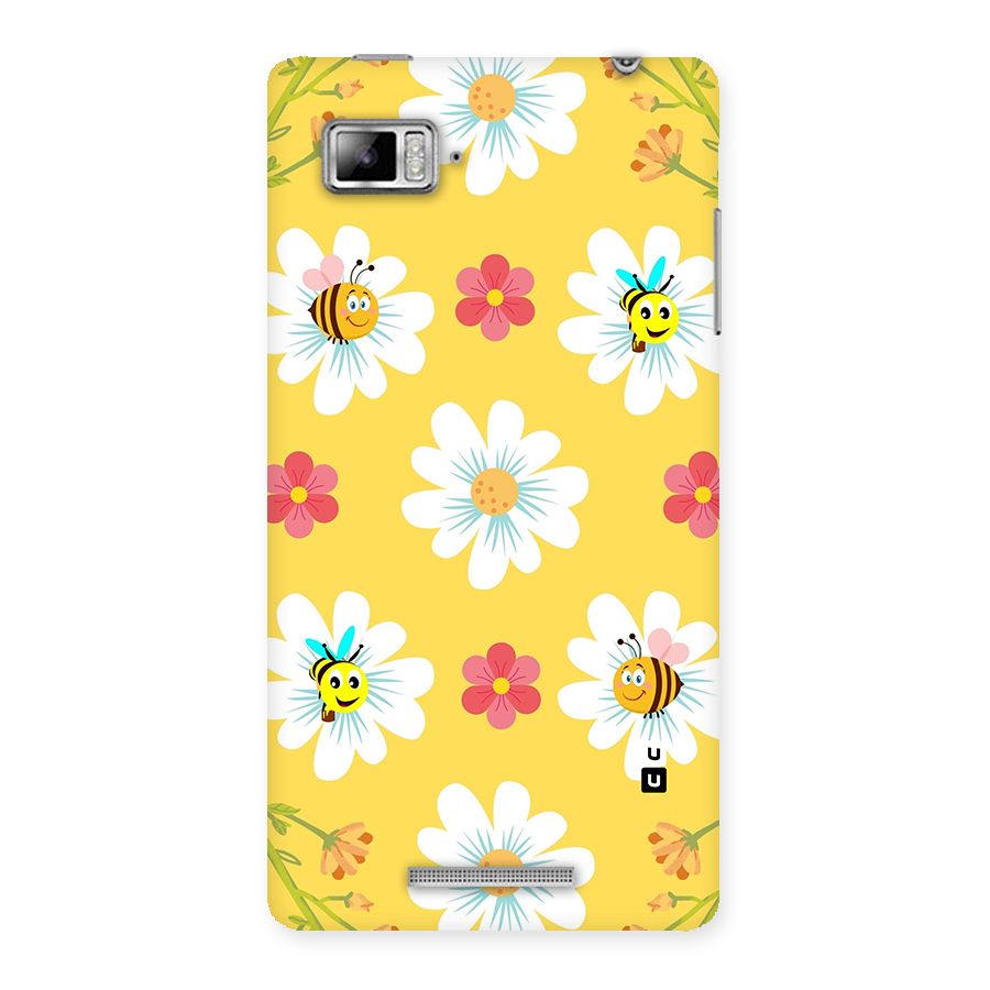 Happy Flowers Back Case for Lenovo Vibe Z K910