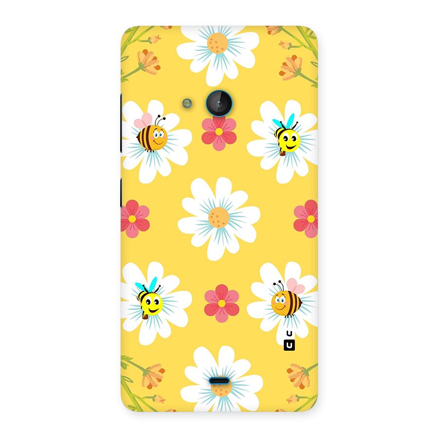 Happy Flowers Back Case for Lumia 540