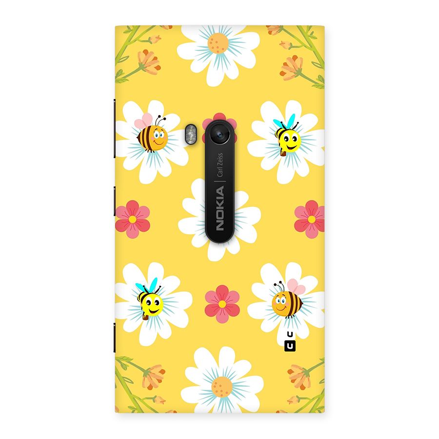 Happy Flowers Back Case for Lumia 920
