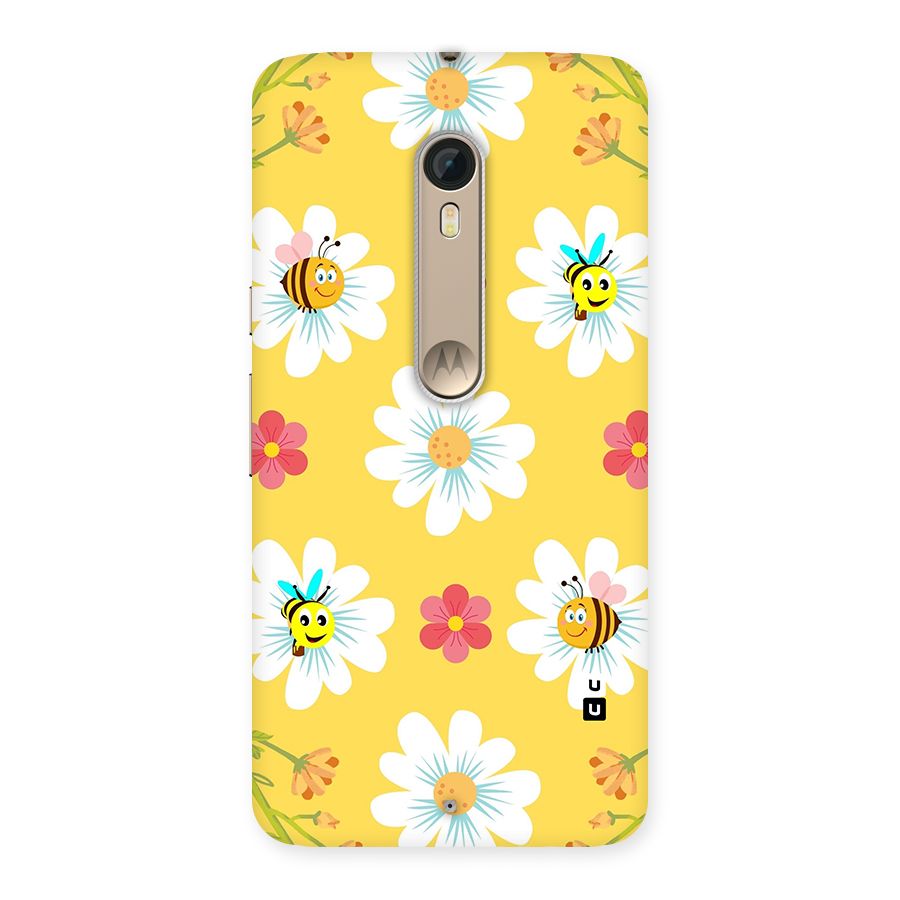 Happy Flowers Back Case for Motorola Moto X Style