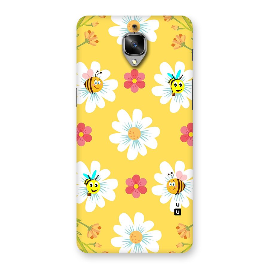 Happy Flowers Back Case for OnePlus 3